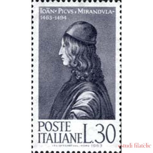 Italia - 882 - 1963 5º Cent. del humanista Pico de la Mirandola Lujo