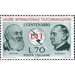 Italia - 922 - 1965 Cent. de la UIT Lujo Italia - 922 - 1965 Cent. de la UIT Lujo