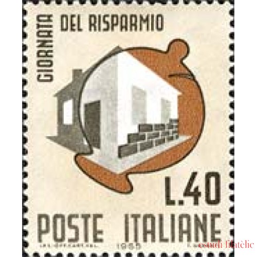 Italia - 934 - 1965 Día mundial del ahorro Lujo