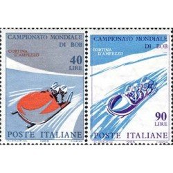 Italia - 938/39 - 1966 Campeonato del mundo de bobsleigh-Cortina d Italia - 938/39 - 1966 Campeonato del mundo de bobsleigh-Cortina d