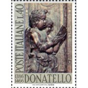 Italia - 954 - 1966 5º Cent. muerte de Donatello Lujo