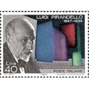 Italia - 974 - 1967 Cent. del dramaturgo Luigi Pirandello Lujo