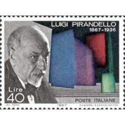 Italia - 974 - 1967 Cent. del dramaturgo Luigi Pirandello Lujo Italia - 974 - 1967 Cent. del dramaturgo Luigi Pirandello Lujo