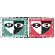 Italia - 975/76 - 1967 10º Festival de los Dos Mundos-Spolete-Lujo