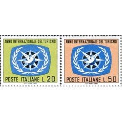 Italia - 985/86 - 1967 Año inetr. del turismo Lujo Italia - 985/86 - 1967 Año inetr. del turismo Lujo