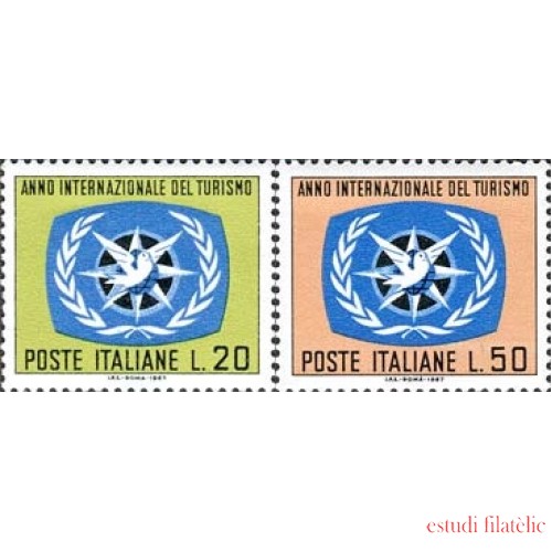 Italia - 985/86 - 1967 Año inetr. del turismo Lujo