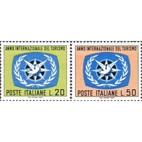 Italia - 985/86 - 1967 Año inetr. del turismo Lujo