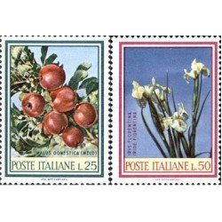 Italia - 989/90 - 1967 Frutas y flores Lujo Italia - 989/90 - 1967 Frutas y flores Lujo