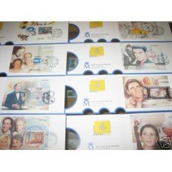 España Spain 3756/66 2000 Entradas con sello y matasello PD SPD Sobre Primer Día