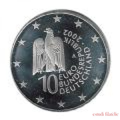 Monedas Euro  Alemania 10 Euros 2002 (A)