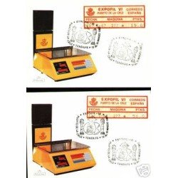<div><strong>Etiqueta Postal Conmemorativa N</strong><strong>º 7 a/b Expofil VI en tarjeta<br
/>
</strong></div>