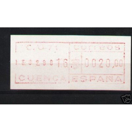 <div><strong>ATMs FRAMA Nº 1980.002 SG-15 muy rara<br
/>
</strong></div>