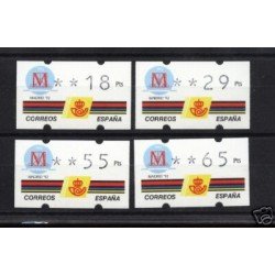 <div><strong>ATMs Kl&uuml;ssendorf Madrid 92 4 dígitos 4 valores Año 1994</strong></div>