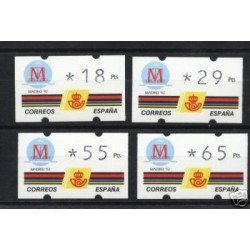 <div><strong>ATMs Kl&uuml;ssendorf Madrid 92 3 dígitos 4 valores Año 94<br
/>
</strong></div>