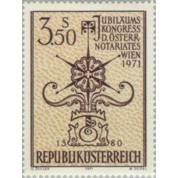 Österreich Austria - 1188 - 1971 Cent. del notariado en Austria Lujo