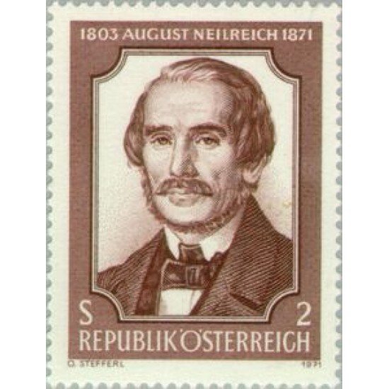 Österreich Austria - 1193 - 1971 Cent. muerte del botánico A. Neilreich Lujo