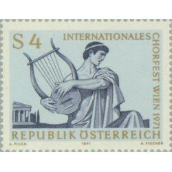 Österreich Austria - 1194 - 1971 Festival inter. de corales-Viena-Lujo