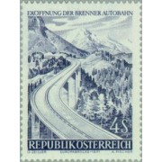 Österreich Austria - 1201 - 1971 Apertura de la carretera de Brenner Lujo