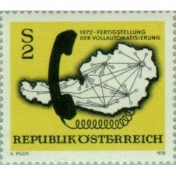 Österreich Austria - 1235 - 1972 Automatización de la red telefónica Lujo