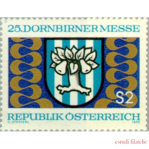 Österreich Austria - 1246 - 1973 25º Aniv. de la feria de Dornbirn Lujo