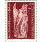 Österreich Austria - 1263 - 1973 Día del sello-estatua del patrón de los filatélicos-Lujo