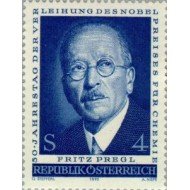 TEN/S Österreich Austria  Nº 1265  1973  50º Aniv. del Nobel a Frtitz Pregl Lujo