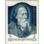 Österreich Austria - 1289 - 1974 Cent muerte poeta Franz Stelzhamer Lujo