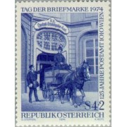 Österreich Austria - 1302 - 1974 Día del sello Lujo