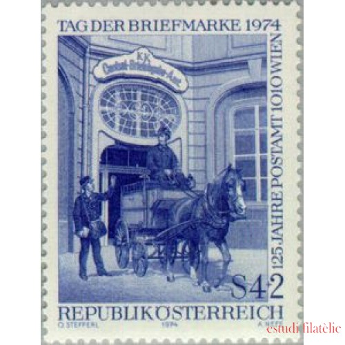 Österreich Austria - 1302 - 1974 Día del sello Lujo