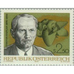 VAR3/S Österreich Austria Nº 1364 1976 Centº del inventor Viktor Kaplan Lujo VAR3/S Österreich Austria Nº 1364 1976 Centº del inventor Viktor Kaplan Lujo