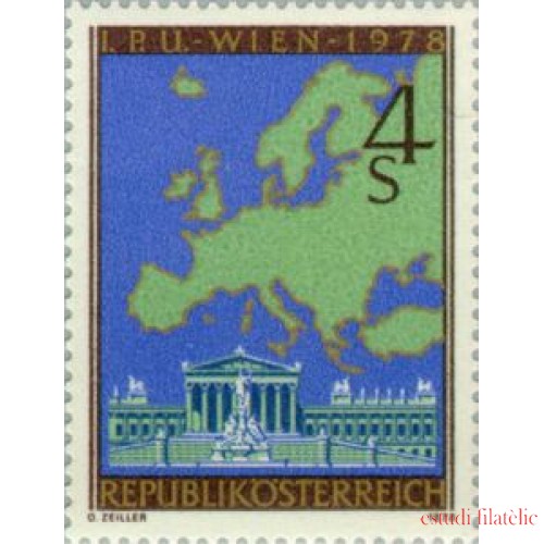 VAR2/S Österreich Austria  Nº 1403   1978  3ª Confer. inter. sobre la cooperación y la seguridad europeas Lujo