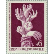 Österreich Austria - 1424 - 1978 30º Aniv. de la declaración de los derechos humanos Lujo