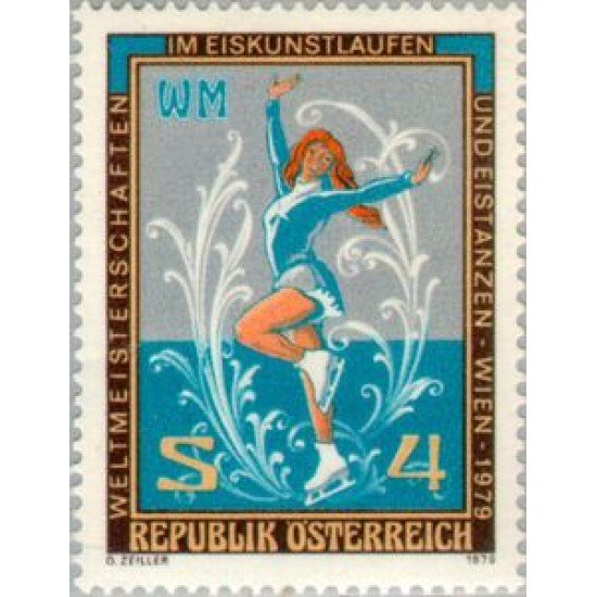 Österreich Austria - 1429 - 1979 Campeonato del mundo de patinaje art. sobre hielo Lujo Österreich Austria - 1429 - 1979 Campeonato del mundo de patinaje art. sobre hielo Lujo