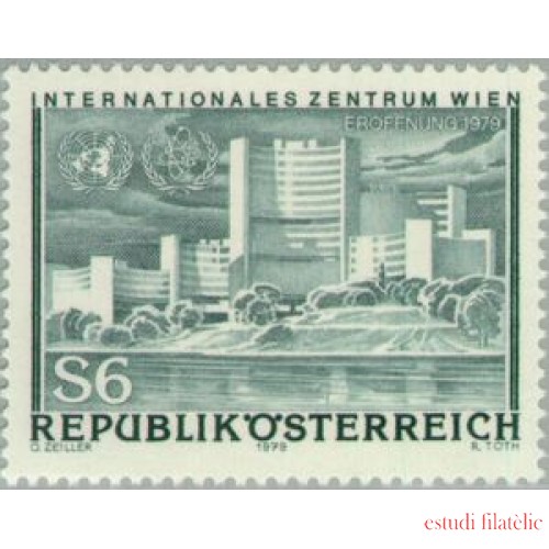 Österreich Austria - 1446 - 1979 Inauguración del Centro inter. de la ONU en Viena Lujo
