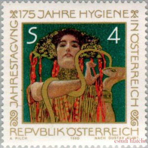 Österreich Austria - 1472 - 1980 175 Años de la enseñanza de la higiene en las universidades Lujo