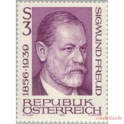Öesterreich Austria - 1497 - l - 1982 125º Aniv. de S. Freud