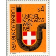 Öesterreich Austria - 1498 - 198120 Congreso de UNICHAL Lujo