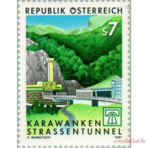 Öesterreich Austria - 1862 - 1991 Inauguración del túnel de Karawanken Lujo