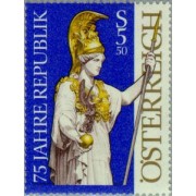 Öesterreich Austria - 1941 - 1993 75º Aniv. de la República austriaca Lujo