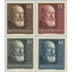 Österreich Austria 374/77 1928 10º Aniv. República-presidente Hainisch-Lujo Österreich Austria 374/77 1928 10º Aniv. República-presidente Hainisch-Lujo