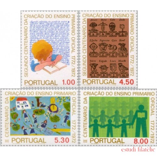 Portugal - 1196/99 - 1973 Bicentenario de la enseñanza privada oficial Lujo