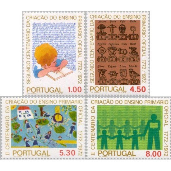 Portugal - 1196/99 - 1973 Bicentenario de la enseñanza privada oficial Lujo