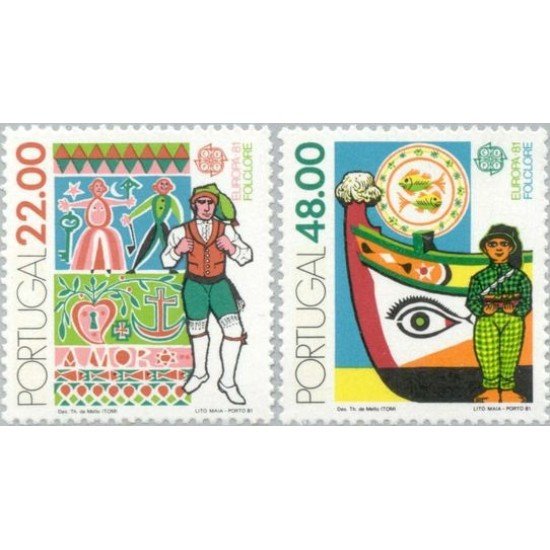 Portugal - 1509/10 - 1981 Europa Folklore Lujo