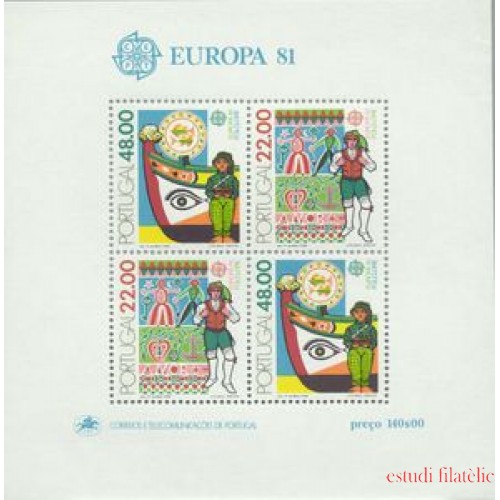 Portugal - 33-HB - 1981 Europa Folklore Lujo