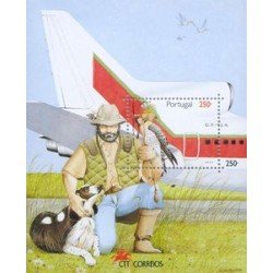 Portugal - 104-HB - 1994 Arte de la cetrería Fauna Ave Hojita Bloque 1 val. nº 2018 Lujo Portugal - 104-HB - 1994 Arte de la cetrería Fauna Ave Hojita Bloque 1 val. nº 2018 Lujo