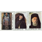 Chipre - 467/69 - 1977 A la memoria de Monseñor Makarios presidente de la República Lujo