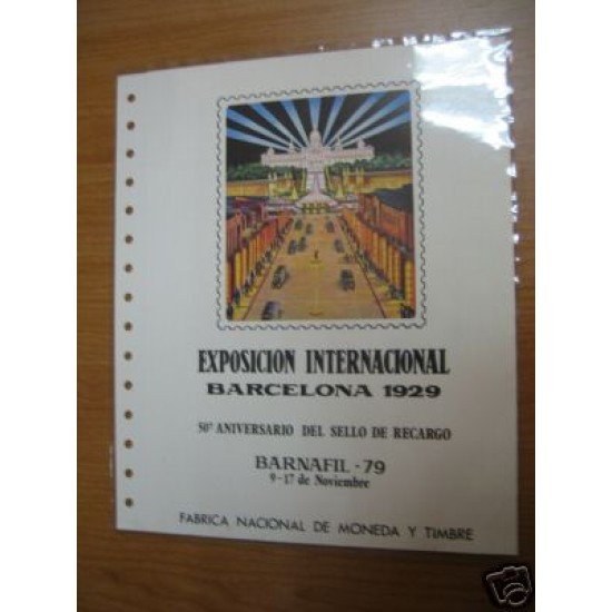 España Documento FNMT 9 Barnafil 1979