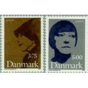 Dinamarca - 1128/29 - 1996 Europa Mujeres célebres Lujo