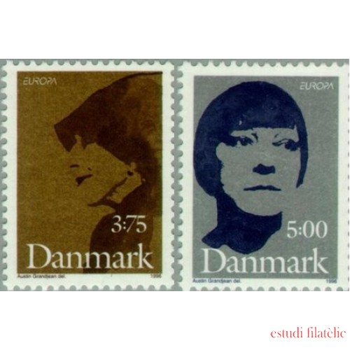 Dinamarca - 1128/29 - 1996 Europa Mujeres célebres Lujo