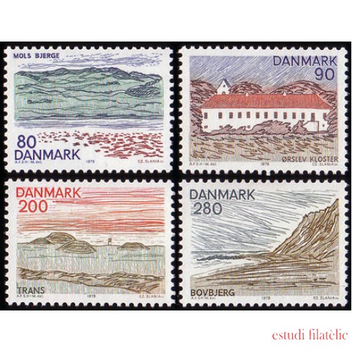 Dinamarca - 691/94 - 1979 Paisajes Lujo